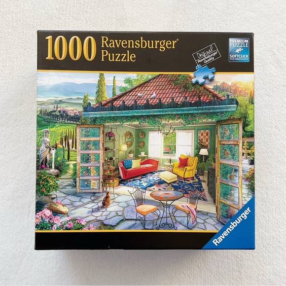 Ravensburger Tuscan Oasis 1000 Piece Puzzle (2022) Italy - Picture 1 of 13
